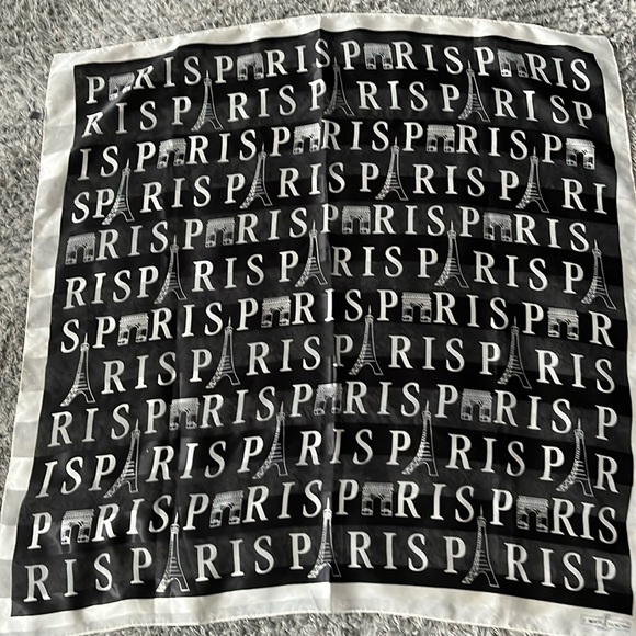 Paris - French Square Scarf / Bandana / Hankerchief - French Tourism gift - Picture 1 of 4